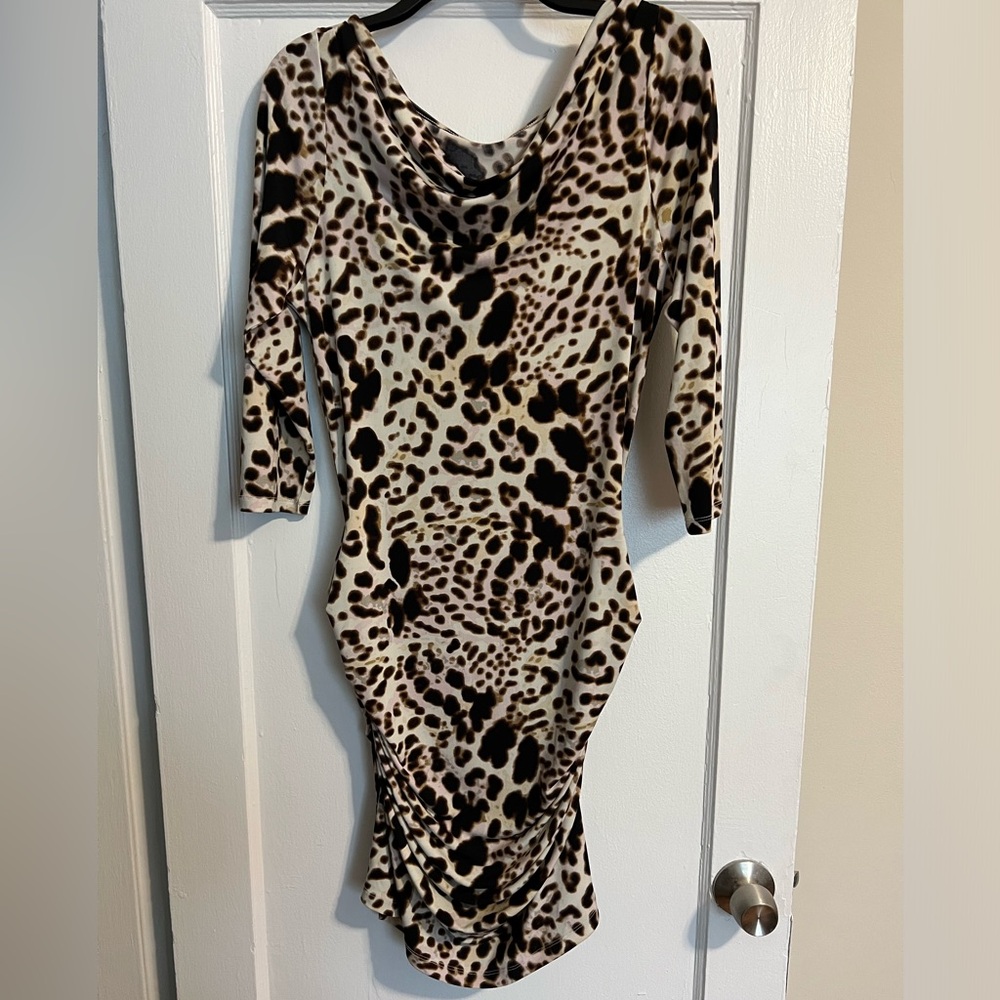 Jennifer Lopez Collection for Kohls Leopard Body-con dress